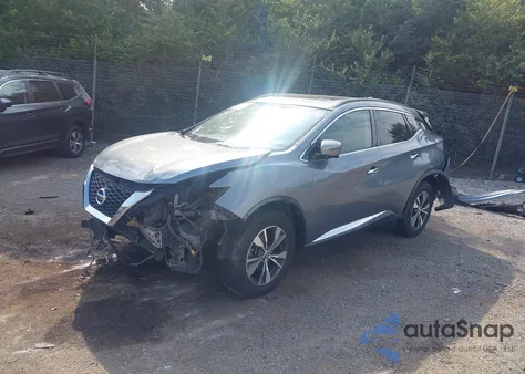 2019 Nissan Murano Sv z USA, uszkodzony, nr VIN 5N1AZ2MJ8KN161738